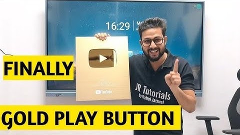 Finally Golden Play Button Mil gya😍🔥 | Thank you Youtube🙏