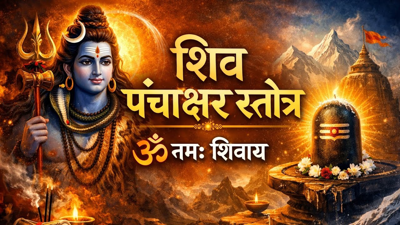पंचाक्षर स्तोत्र | नमः शिवाय मंत्र | Mahadev Powerful Stotra | Shiv Bhajan 2026