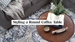 Design Tips: Styling a Round Coffee Table by Kitty Cotten 14,057 views 4 years ago 1 minute, 11 seconds