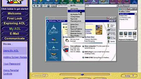America Online Interactive Tour Guide:Using My AOL