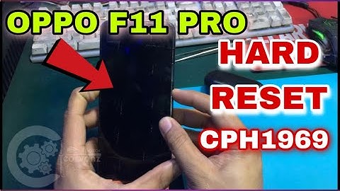 Oppo F11 Pro (CPH1969) Forgot Password Hard Reset