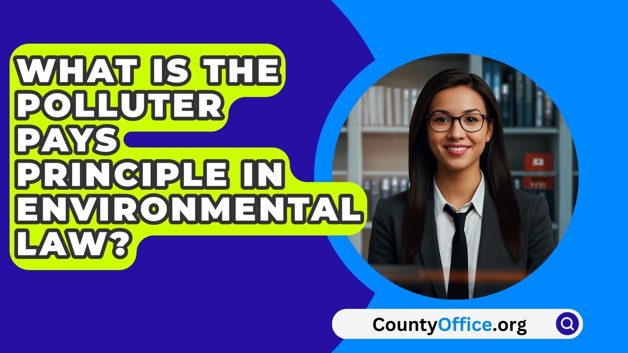What Is The Polluter Pays Principle In Environmental Law? - CountyOffice.org