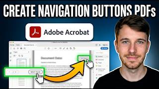How to Create Navigation Buttons in PDFs with Adobe Acrobat (Beginner Guide)