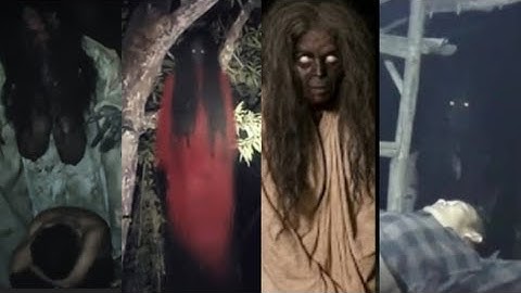 10 PENAMPAKAN PALING MENYERAMKAN WEWE GOMBEL DAN KUNTILANAK | PENAMPAKAN HANTU TERSERAM DAN TERJELAS