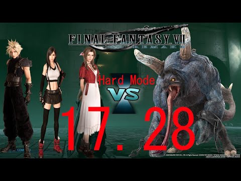 【FF7リメイク】アプス TA Hard【17秒】Final Fantasy 7 Remake Abzu Speedrun ファイナルファンタジーVIIリメイク