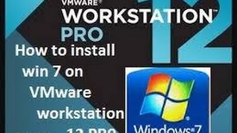 how to install window 7 Ultimate in vmware
