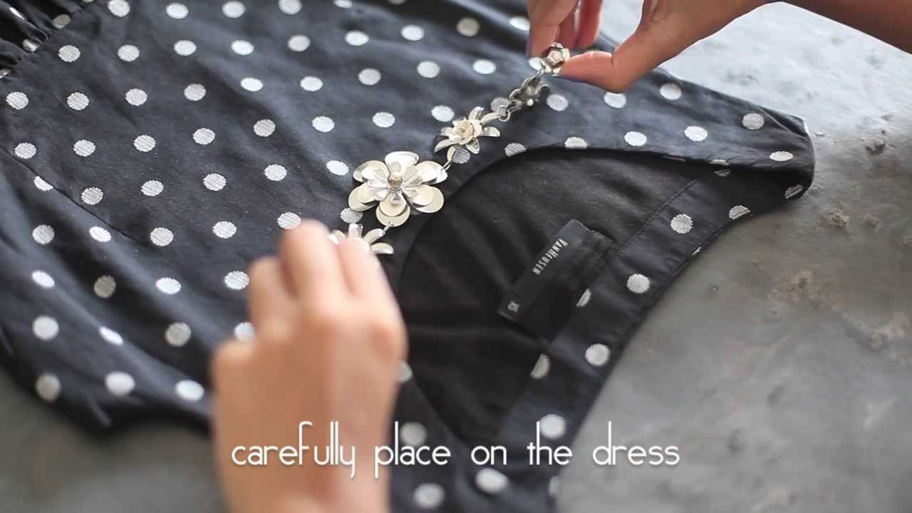 StyleCentral DIY Embellished Dress YouTube