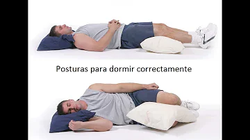 ¿Por qué los hombres se ponen almohadas entre las piernas?