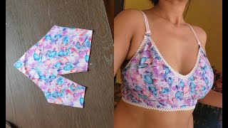 34 And 36 Size Cotton Full coverage Bra Cutting and Stitching