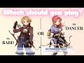 Differences between Bard vs Dancer Jobs in ROOC!