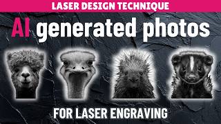 Use AI to generate and prepare photos for laser engraving