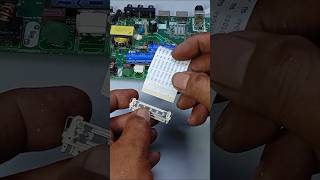 Repairing a badly damaged LG LED TV LVDS cable so that it can be used again normally.