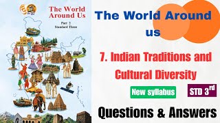 Std 3 EVS 2 Chapter 7 IndianTraditions and Cultural Diversity Maharashtra Board New Portion Answers  Update