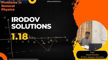 IE Irodov Kinematics 1.18 || Problem in general Physics by Sharat Sir