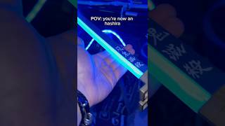 MY ANIME SWORDS SMOKE! 😱 #otaku #giftideas #aura #viral #reels
