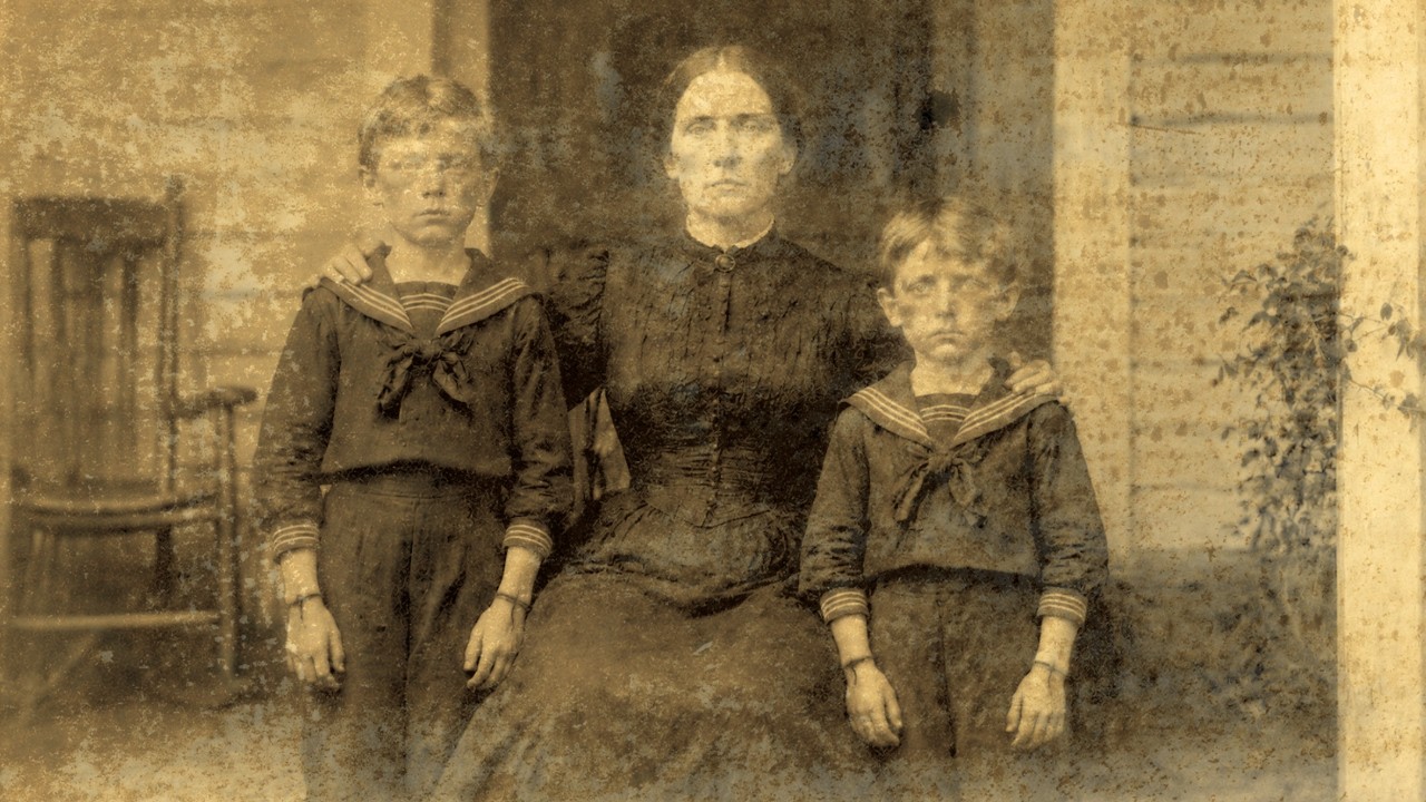 It Was Just a Loving Photograph of a Widow and Her Sons — Until You Look Closely at the Sons' Wrists
