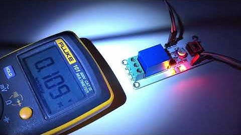 Light Sensor + Very Sensitive Light Sensitive switch Using OPT101