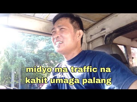 midyo ma traffic na kahit umaga palang