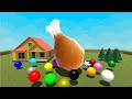 How to make Chicken🍗 Marble Race