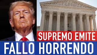 Tribunal Supremo emite FALLO HORRENDO que impacta elecciones de noviembre