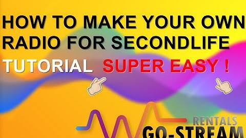 SECONDLIFE | 🎶📡 HOW TO MAKE AND HOST YOUR OWN RADIO ON SECONDLIFE ?  CLUB/ STORE / DJ
