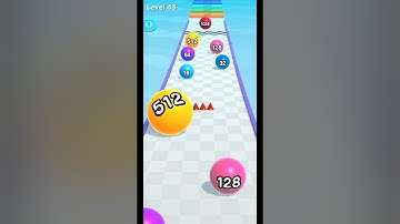 ball run 2048 noob vs pro vs hacker vs god||gameplay||#shorts||