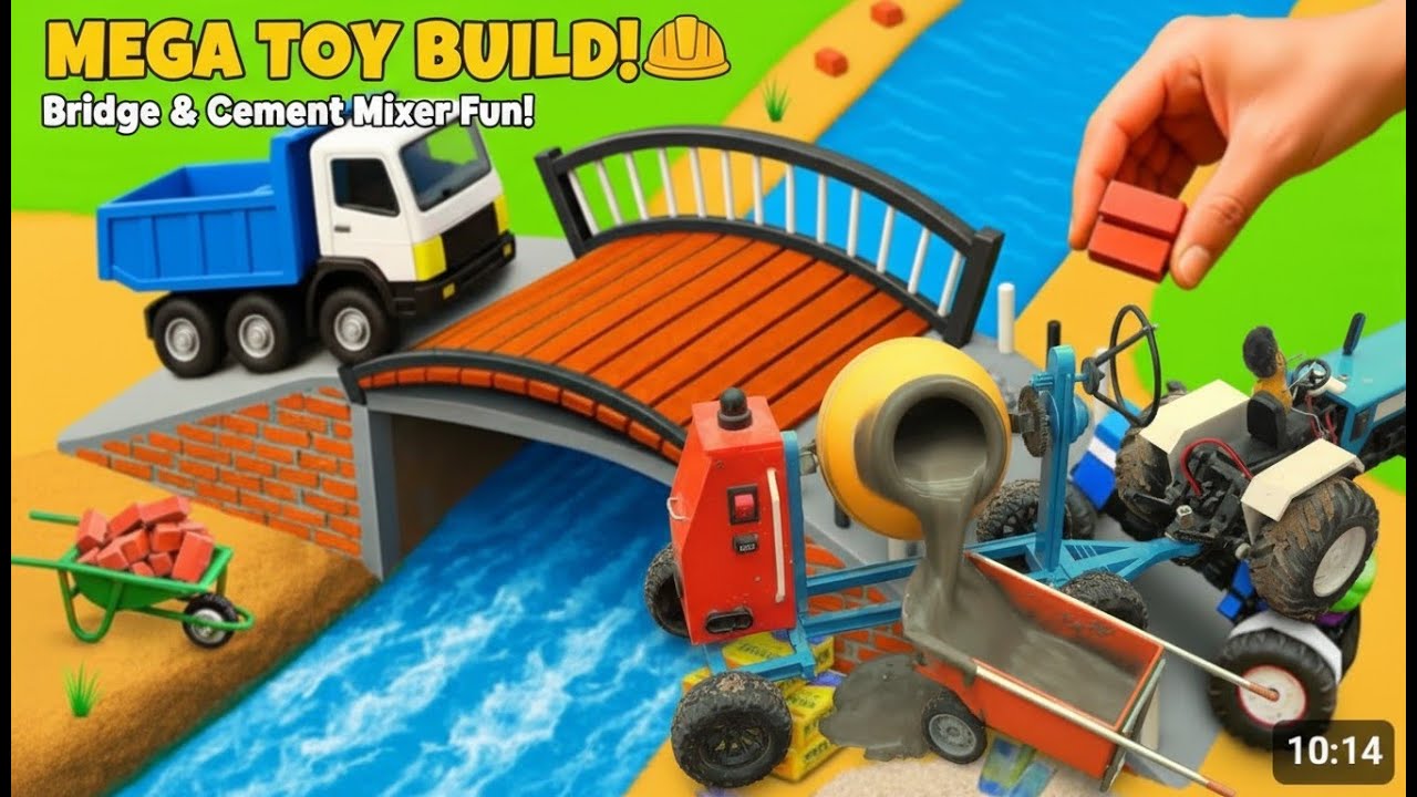 🚜 Miniature House Truck Stuck in Mud – Building a New Road to Escape!