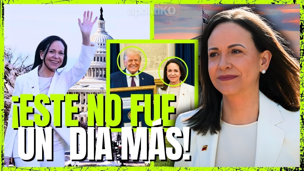 CRONOLOGÍA DE LA VISITA DE MARÍA CORINA A WASHINGTON