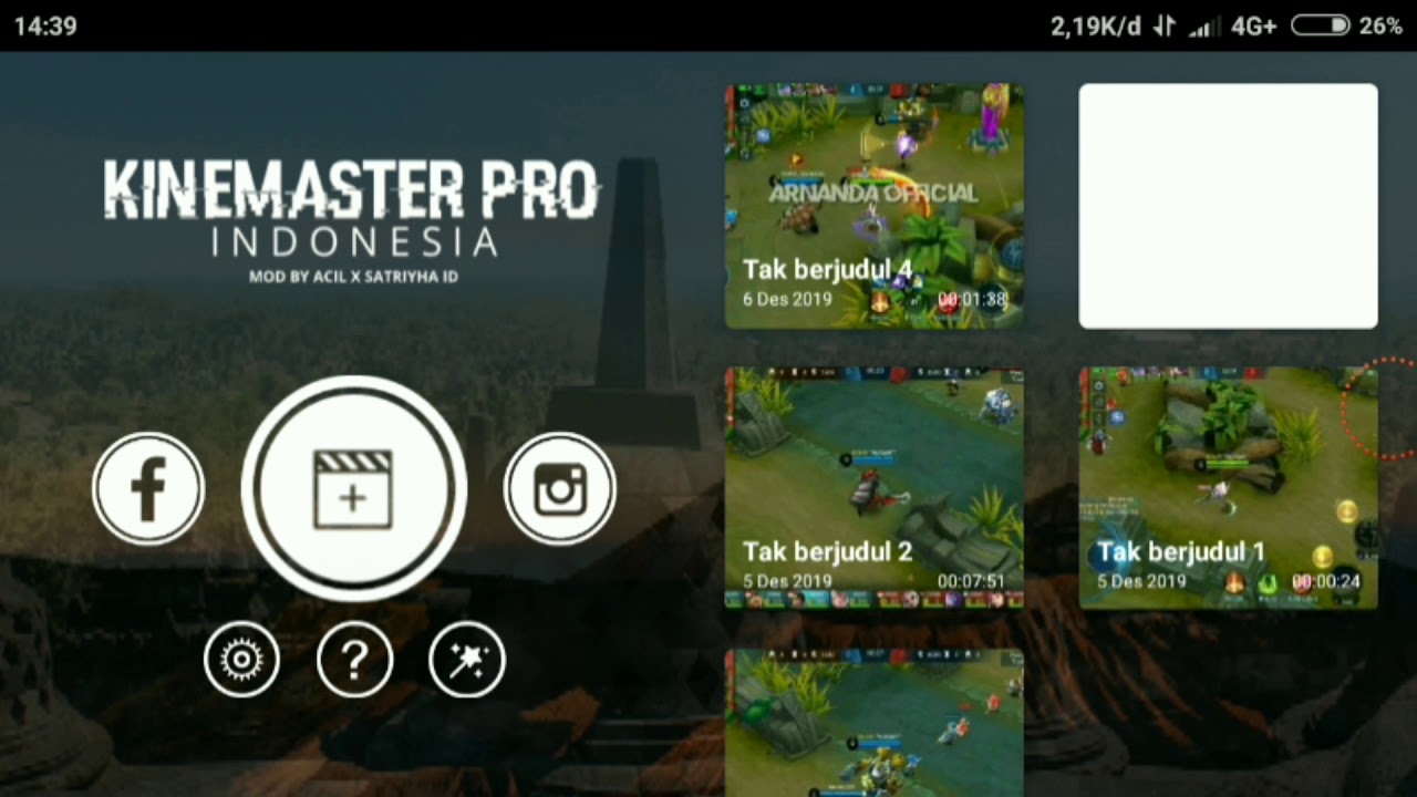 Kinemaster mod Indonesia no watermark no password YouTube