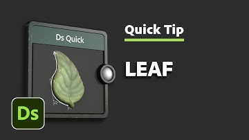 Leaf | Designer Quick Tip #24 | Adobe Substance 3D