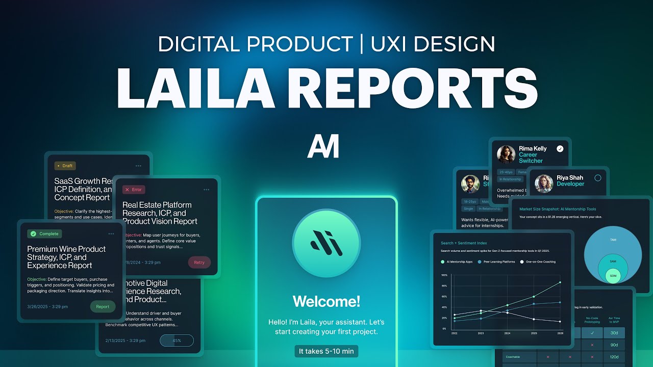 Digital Product Design (SaaS/UX/UI) - Laila AI Reports