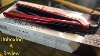 Remington Silk Straightener Unboxing & Review|Remington Red Silk Straightener S9600 Professional Use