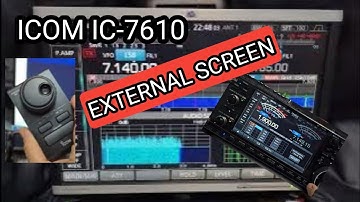 ICOM IC-7610 , EXTERNAL DISPLAY £20