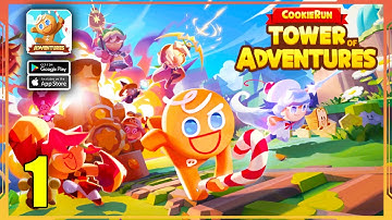 CookieRun: Tower of Adventures Gameplay Walkthrough (Android, iOS) - Part 1