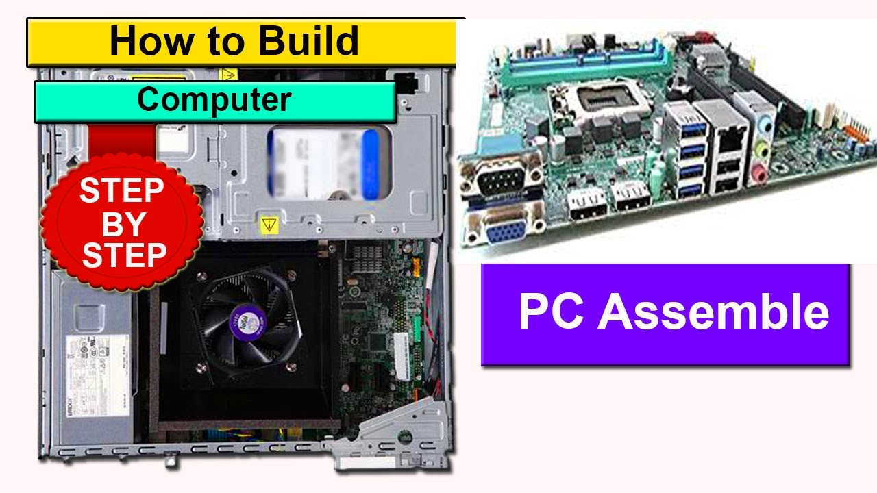 How To Build or Assemble a Computer || step by step || At Home ...