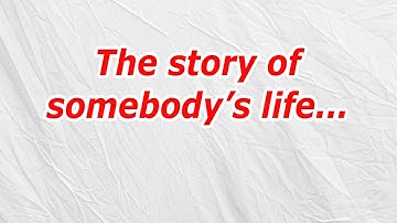 The story of somebody’s life (CodyCross Answer/Cheat)
