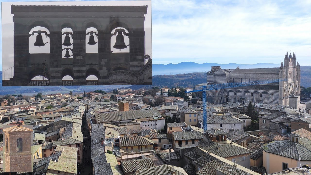 Campane di Orvieto (TR) - Angelus Corale dalla Torre del Moro