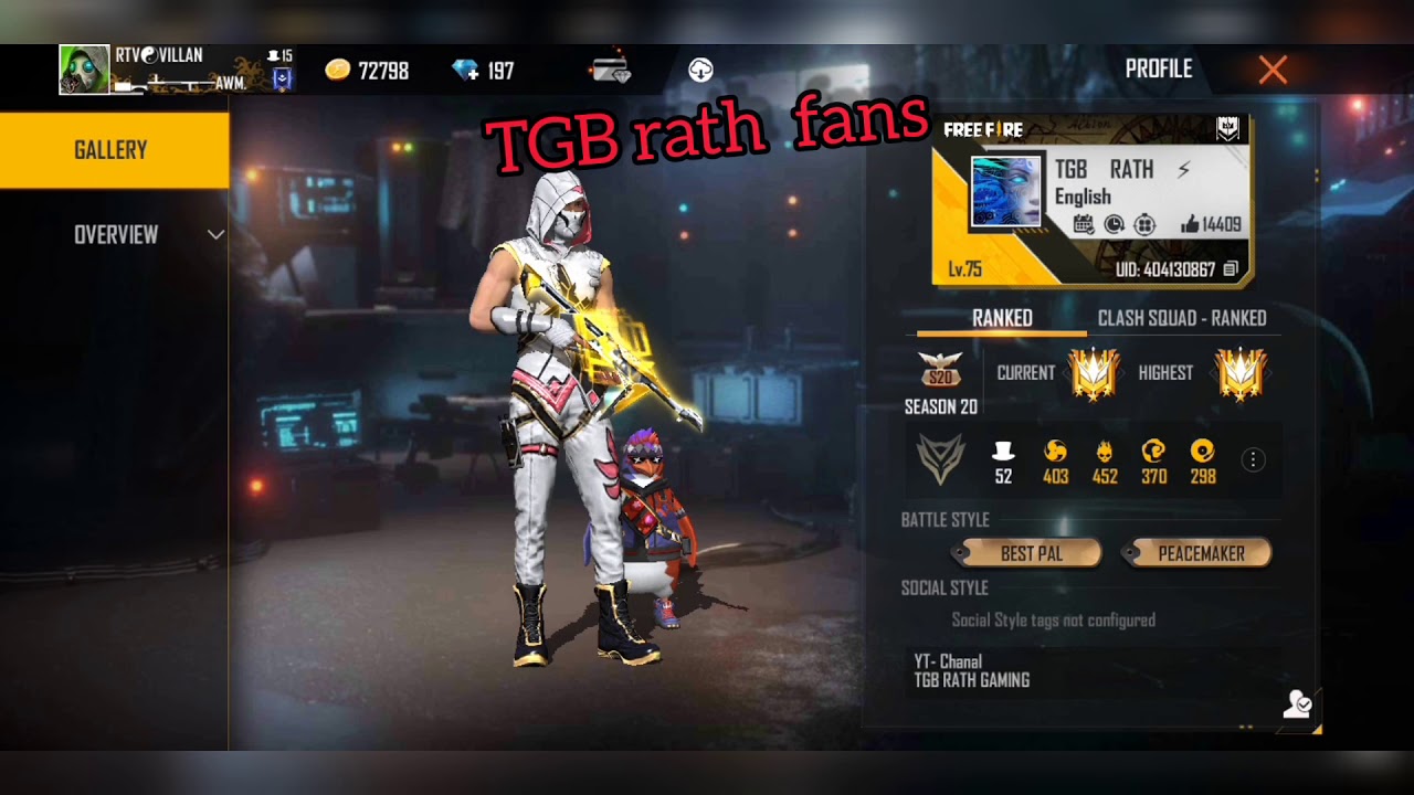 TGB rath grand master region player 