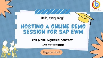 SAP EWM Training Course | SAP EWM Online Course | SAP EWM Overview