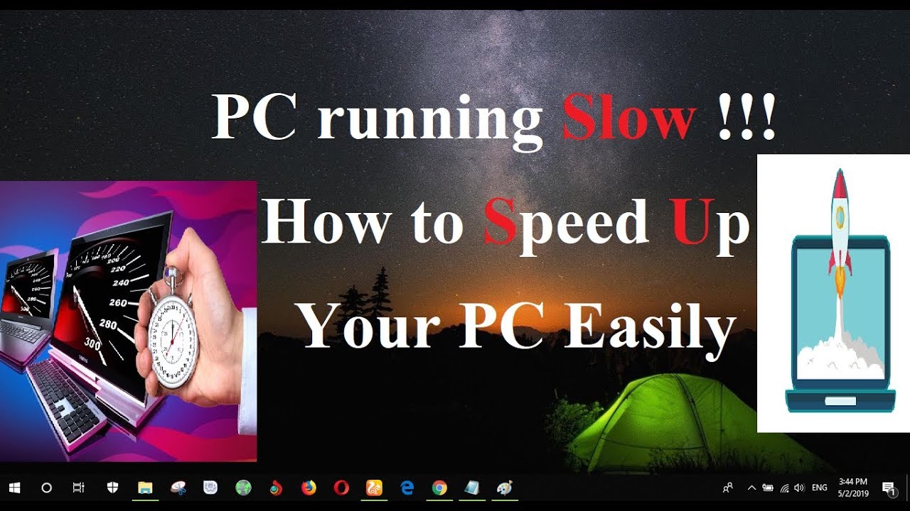 PC running Slow How to Speed Up Your PC Easily windows 10 - YouTube