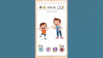 Braintest | Level 322 | Stop the bully! #braintest #trickypuzzles #level322