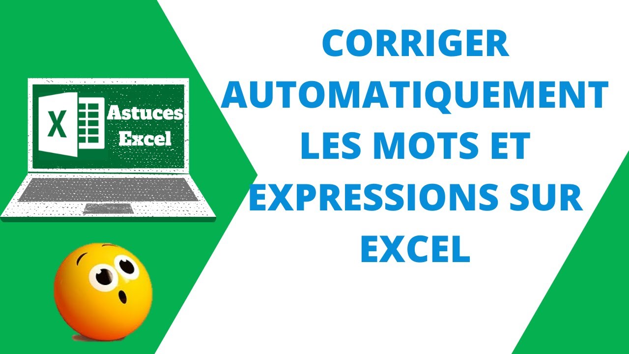 ACTIVER LA VERIFICATION ORTHOGRAPHIQUE SUR EXCEL 
