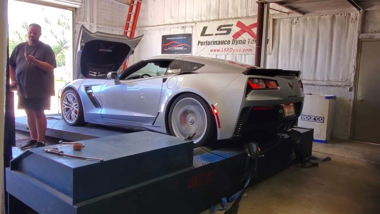 Boost Mode Racing Ported LT4 Supercharger Powered Corvette Z06 on the dyno.