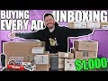 Buying Every Advertisement I See UNBOXING!! (PART 1 | $1,000 CHALLENGE)