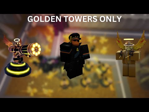 GOLDEN TOWERS ONLY(+Farm,+Support)│TOWER BATTLES│