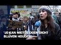 Pro-Palestina demonstratie op de Vismarkt in Groningen