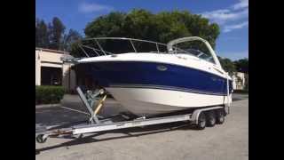 boat export / Container loading 2006 Monterey 270 cruiser beam 8.6ft