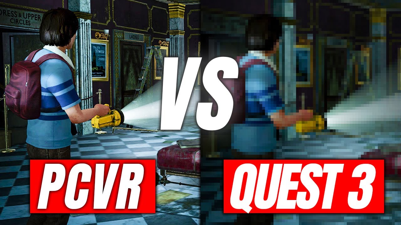 Esto NO se ve igual en PC y Quest 3 pero... - Ghost Town  PCVR vs Meta Quest 3