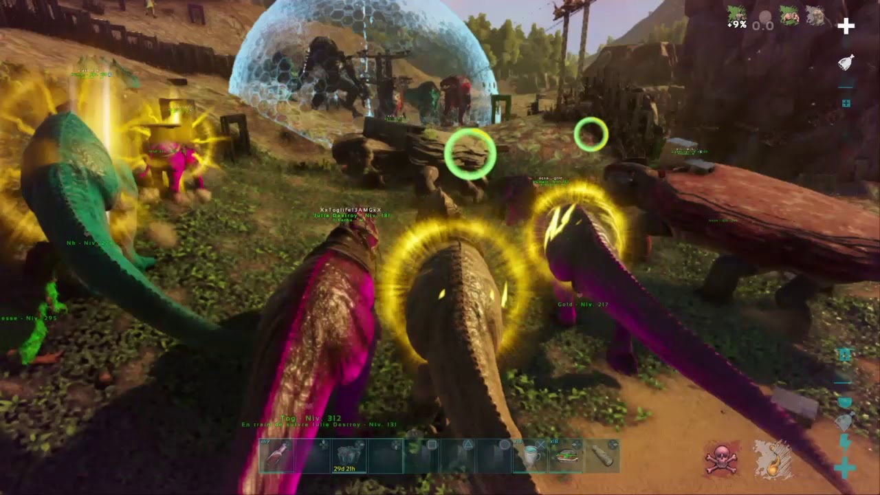 Ark official PVP PS4 wipe of the tp on 549