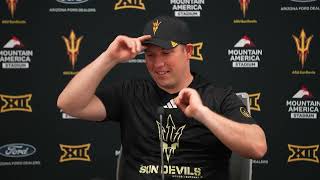 11.15.25 ASU Sun Devil Football vs. West Virginia - Postgame Press Conference